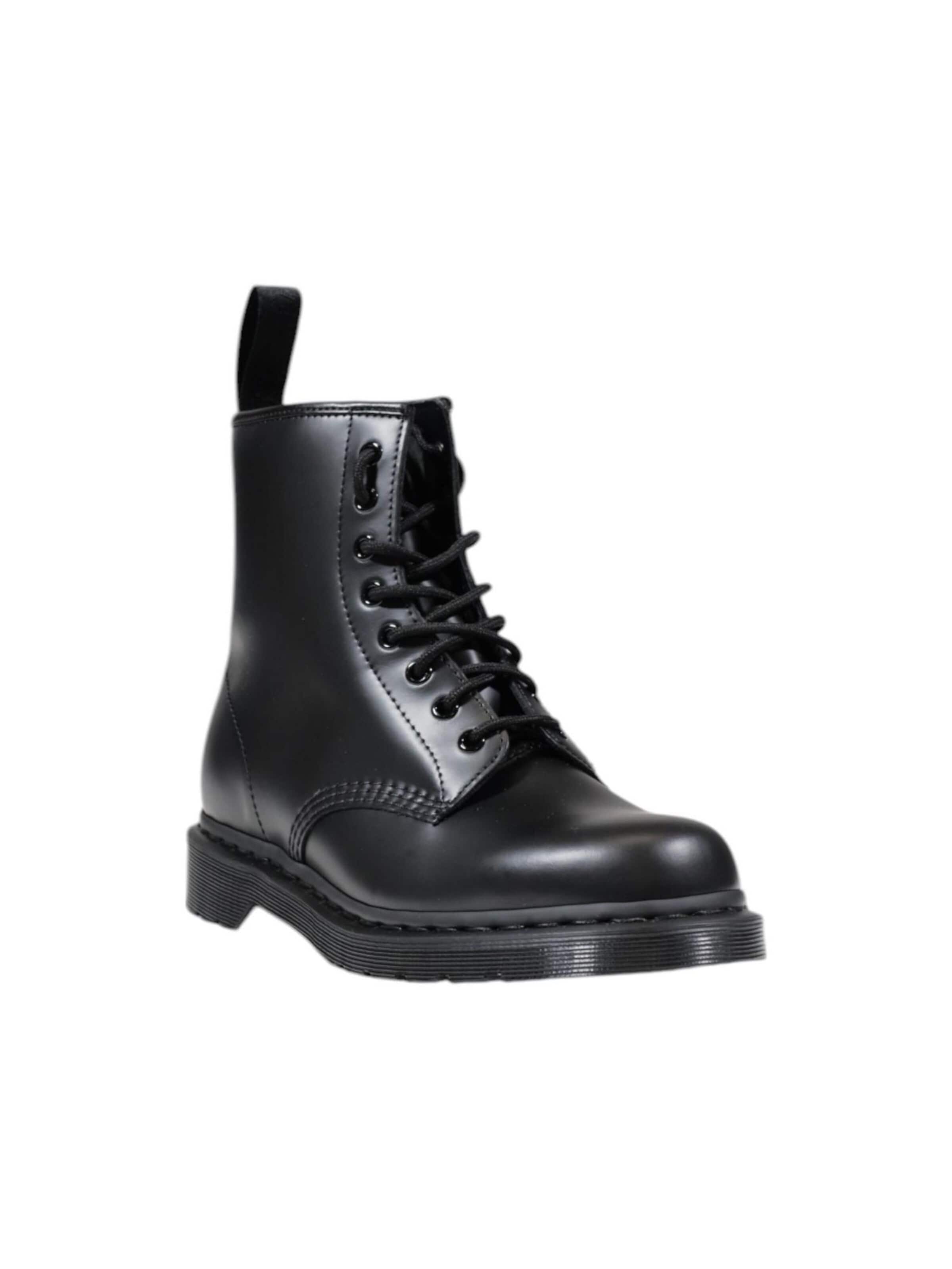 Dr. Martens Stövel med snörning i svart