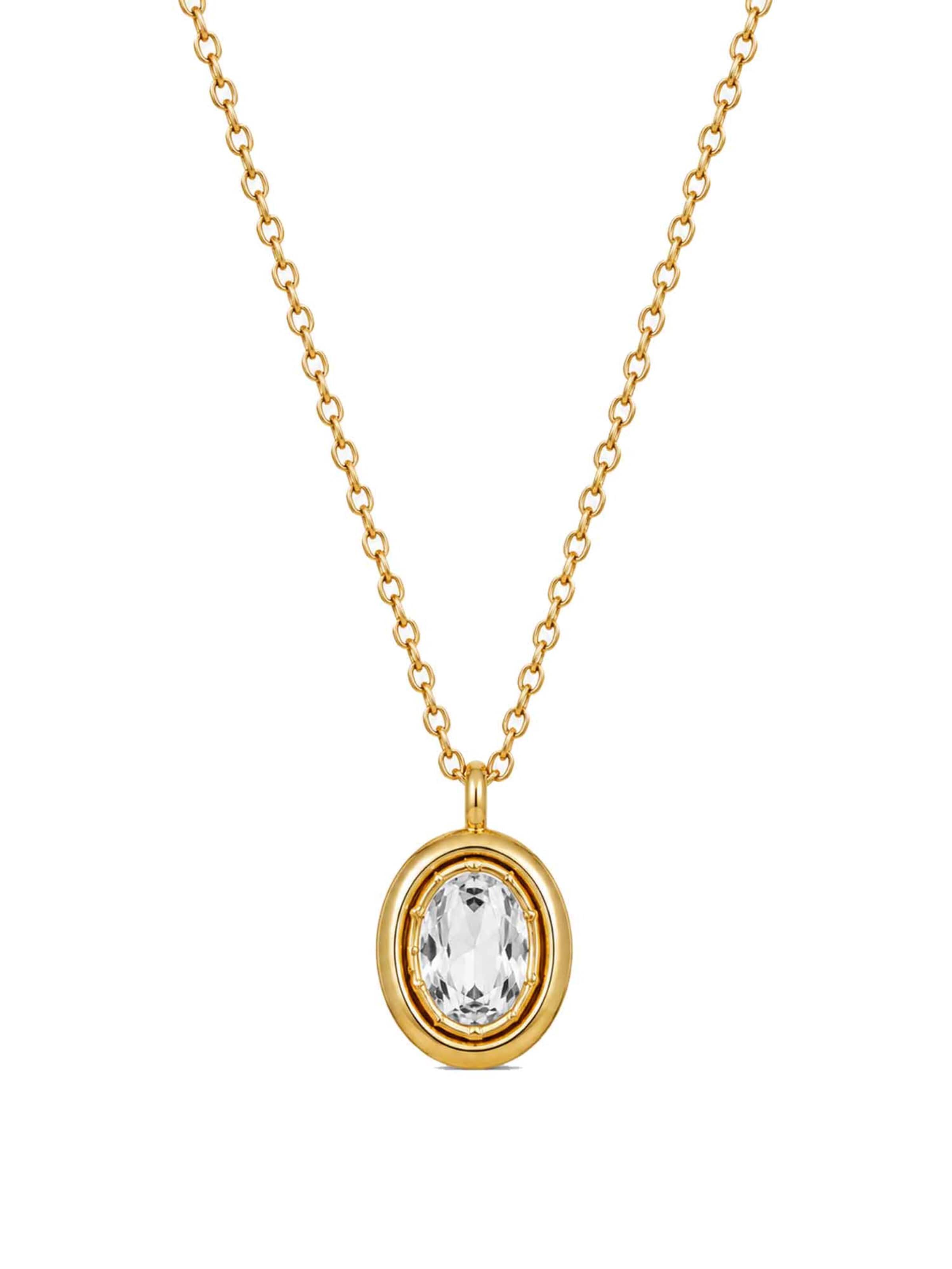 RteRme Ketting 'Diamond Solitaire' in Goud