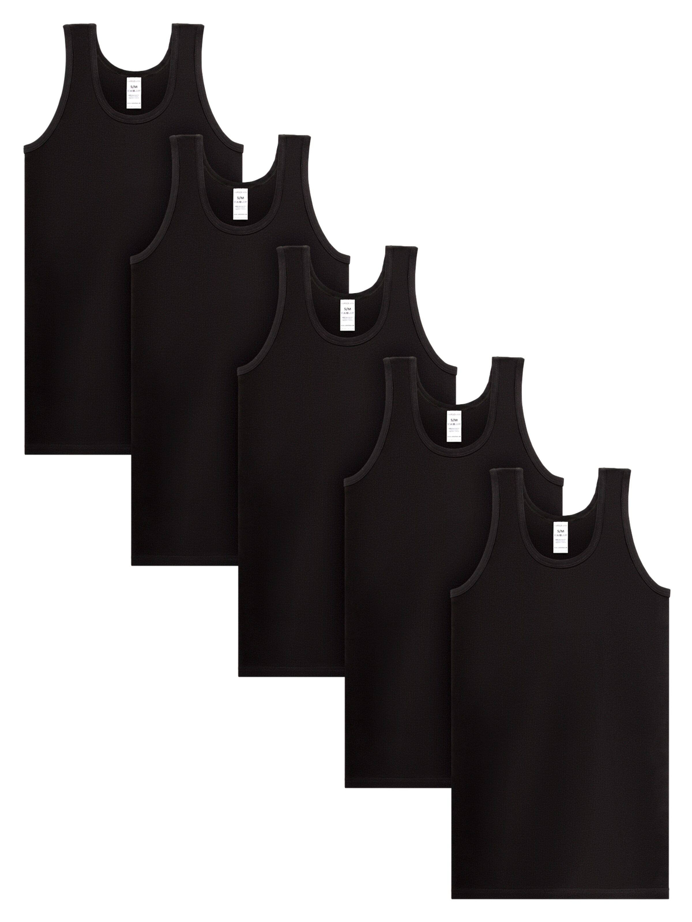 celodoro Undershirt 'Exclusive' in Black: front