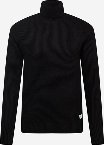 JACK & JONES Sweater 'PANNEL' in Black: front