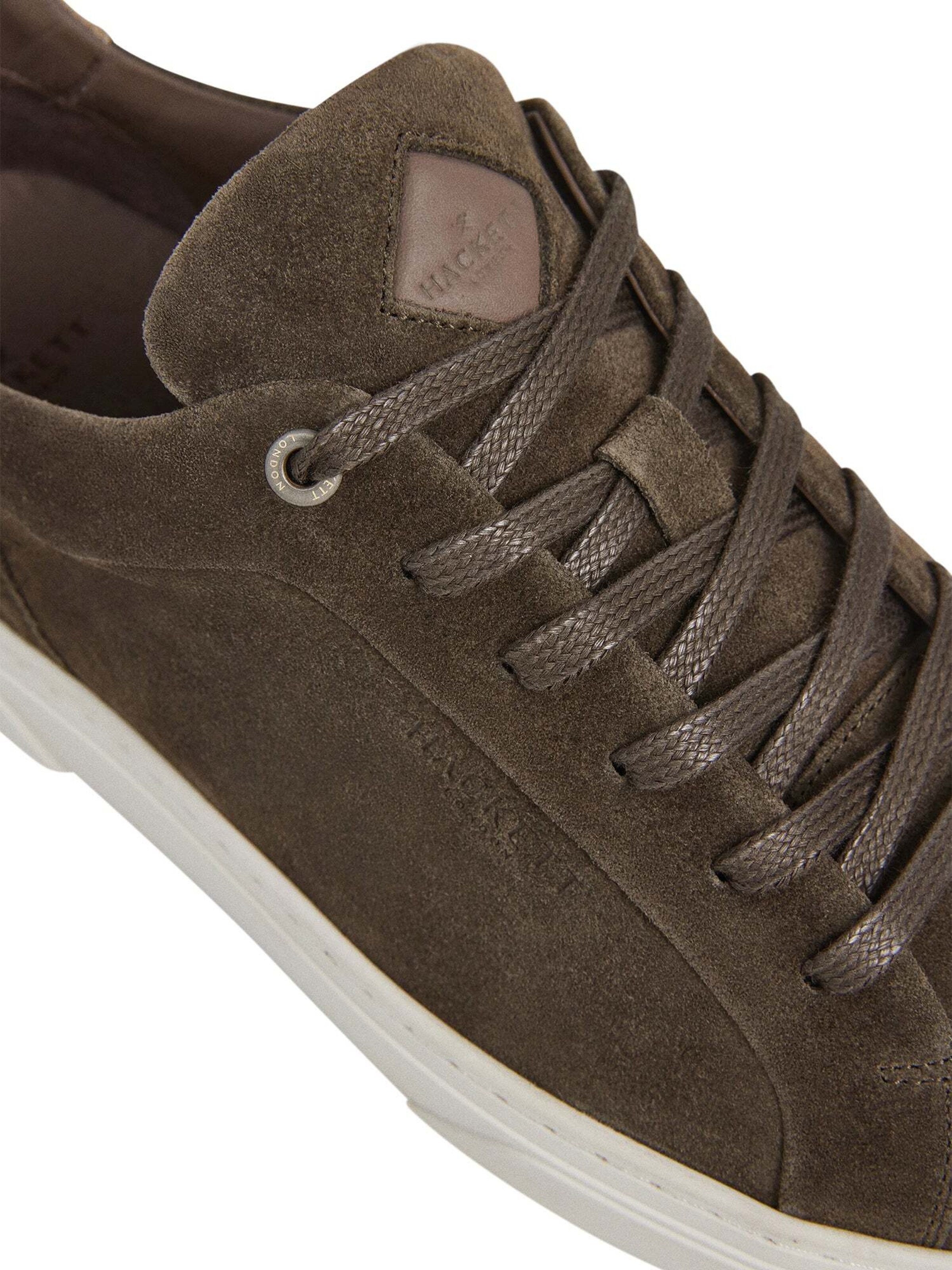 Sneaker bassa 'Hackney Destine' di Hackett London in verde