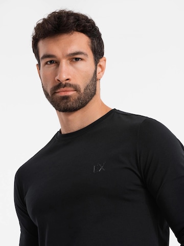 Ombre Shirt 'OM-LSBC-0124' in Zwart