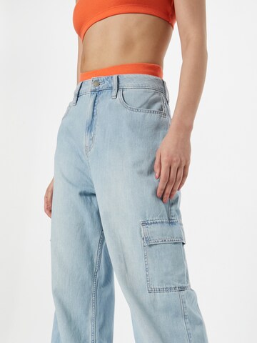 HOLLISTERWide Leg/ Široke nogavice Cargo traperice - plava boja