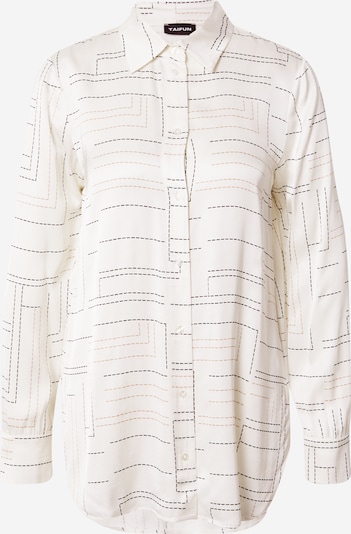 TAIFUN Bluza u smeđa / crna / prljavo bijela, Pregled proizvoda