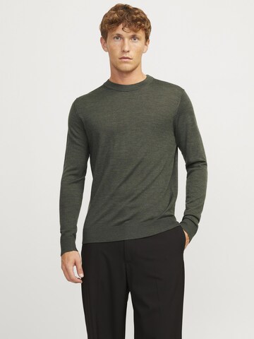 JACK & JONES Trui 'JPRMark' in Groen: voorkant