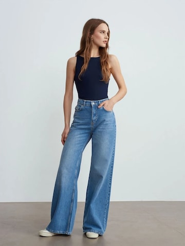Dilvin Blusen in Blau