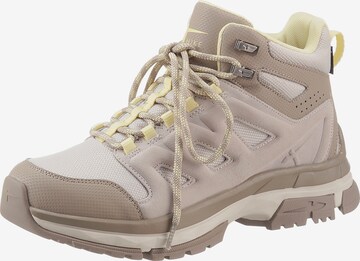 TAMARIS Lace-Up Ankle Boots in Beige: front