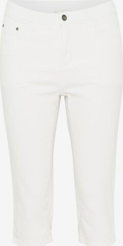 Kaffe Pants 'Zelina' in White: front