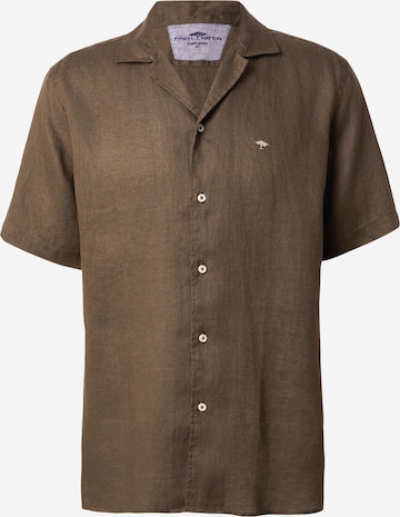 Coupe regular Chemise FYNCH-HATTON en vert : devant