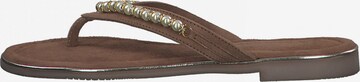 MARCO TOZZI T-Bar Sandals in Brown