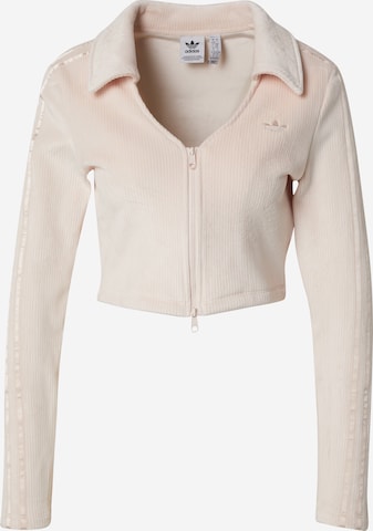 ADIDAS ORIGINALS Sweatjacke in Pink: Vorderseite