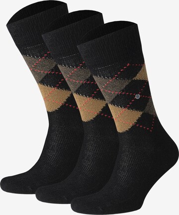 BURLINGTON Socken 'PRESTON' in Schwarz: predná strana