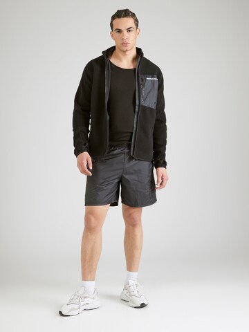 PEAK PERFORMANCE Funktionsfleecejacke in Schwarz