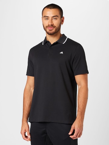 T-Shirt fonctionnel 'GO-TO' ADIDAS GOLF en noir : devant