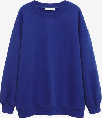 MANGO Sweatshirt 'POLKA' in Blue: front