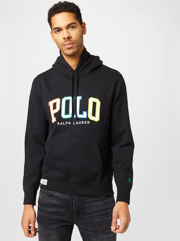 Polo Ralph Lauren - Sudadera en negro: frente