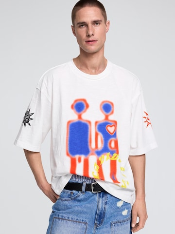 Desigual Футболка в Белый: спереди