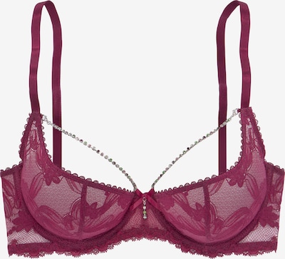 LASCANA Soutien-gorge en bordeaux / argent, Vue avec produit