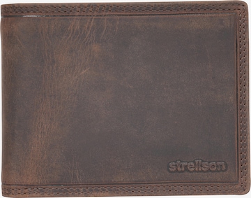 Portamonete 'Moorgate Jaden' di STRELLSON in marrone: frontale