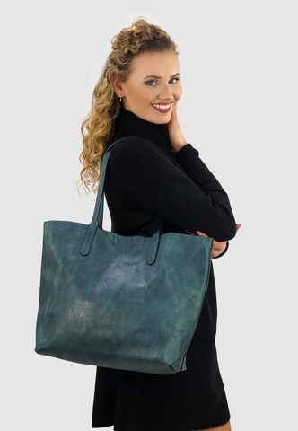 HARPA Shopper in Blau: Vorderseite