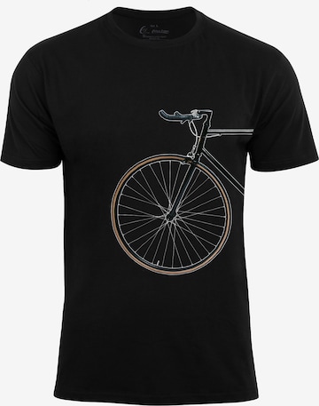 Cotton Prime T-Shirt 'Bike Lover' in Schwarz: Vorderseite