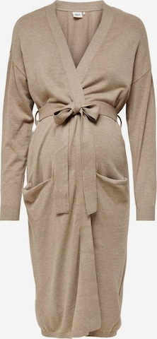 Cardigan Only Maternity en marron : devant