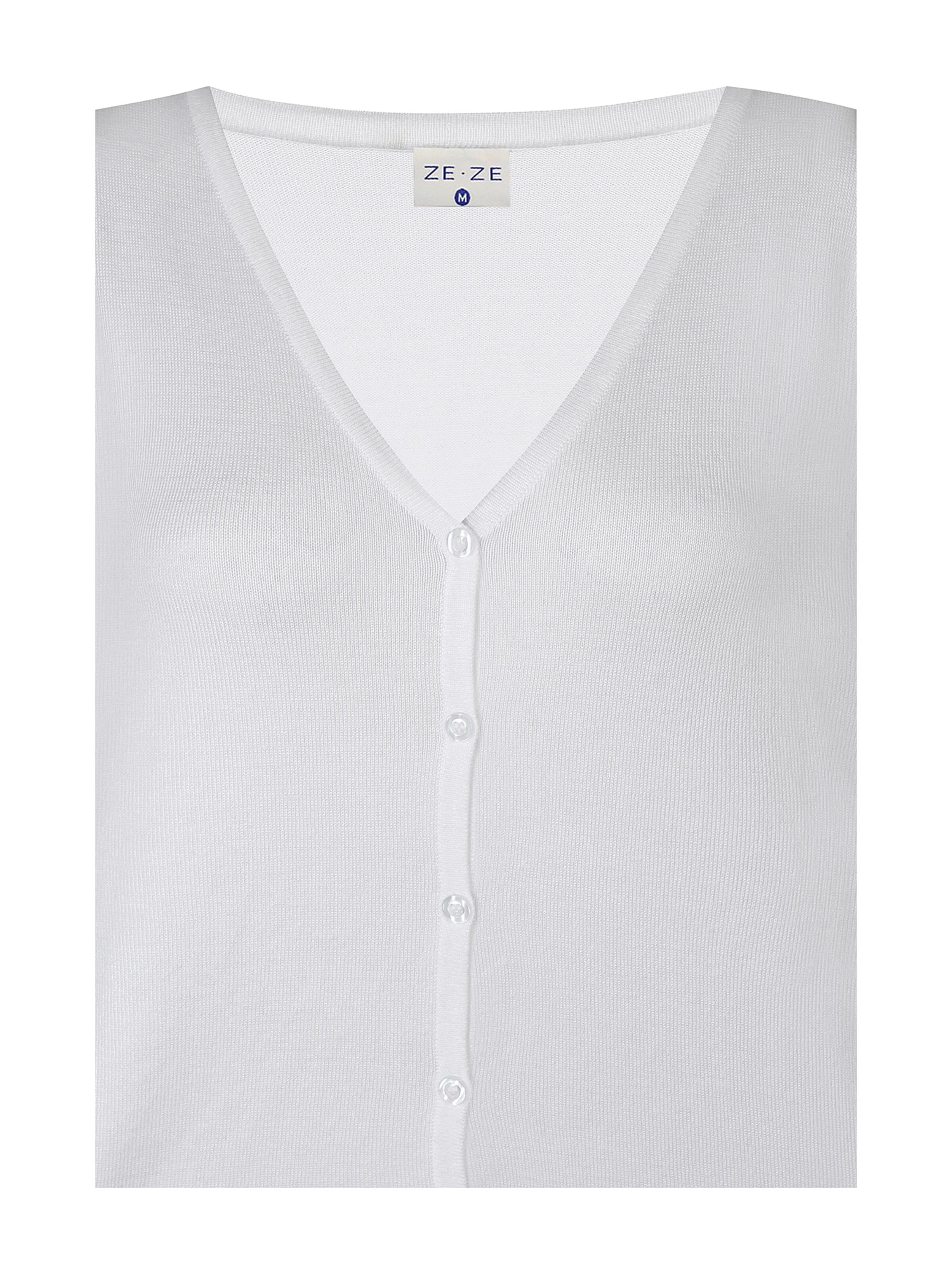 Cardigan 'Norma 212' ze-ze en blanc