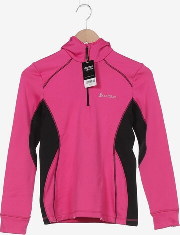 ODLO Sweatshirt & Zip-Up Hoodie in XS in Pink: front