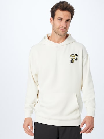 FILA Sweatshirt 'CATANZARO' in Wit: voorkant