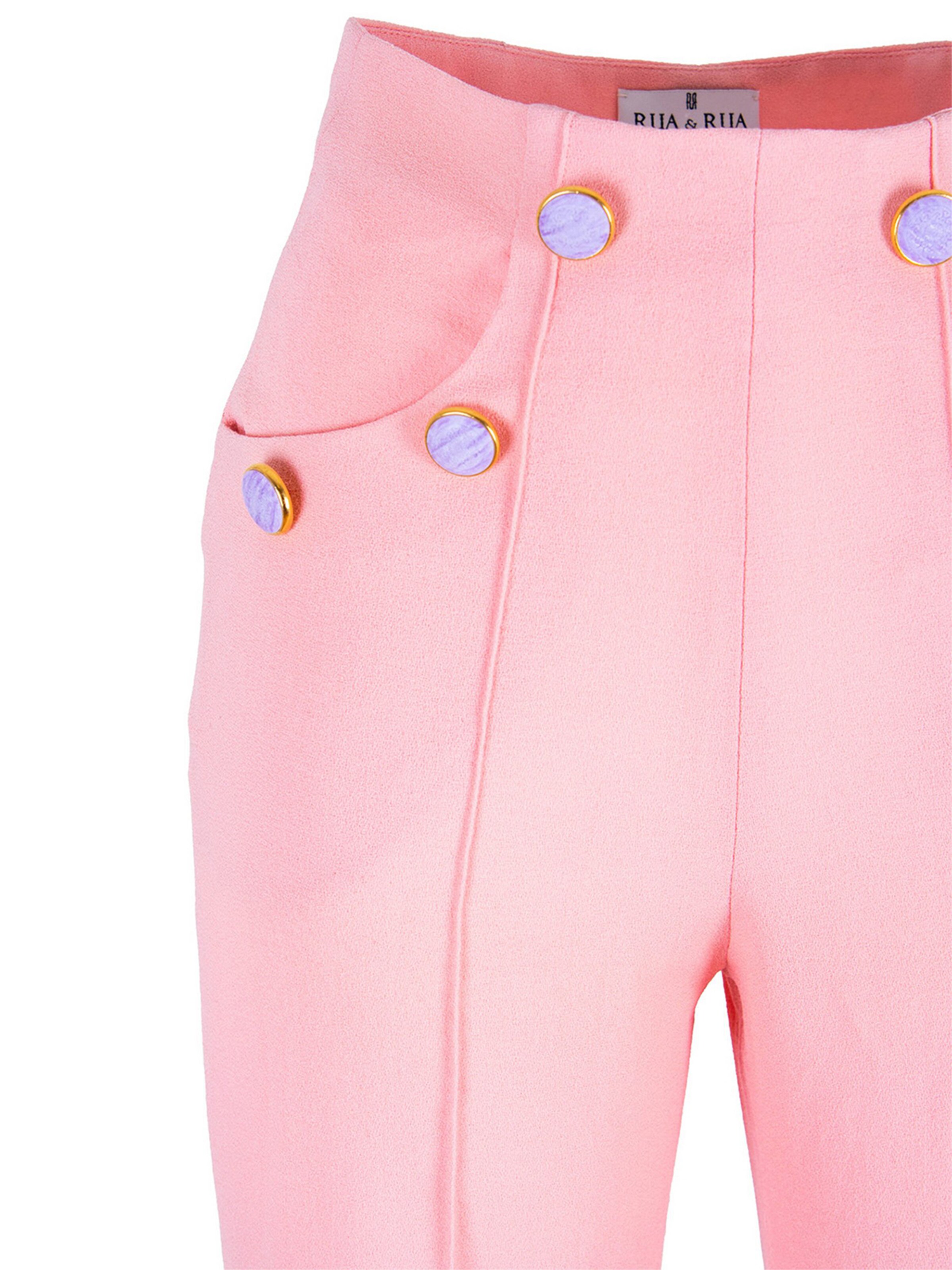 Rua & Rua Flared Pants in Pink