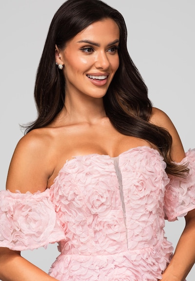 Ombre Avondjurk in de kleur Rosa, Productweergave