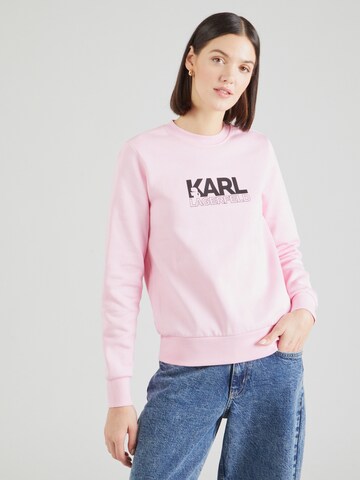 Karl Lagerfeld Sweatshirt in Pink: Vorderseite