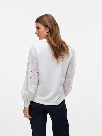 VERO MODA Sweatshirt 'VMDAMINE' in Wit