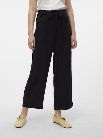 VERO MODA Loosefit Bukser 'ALBA' i sort