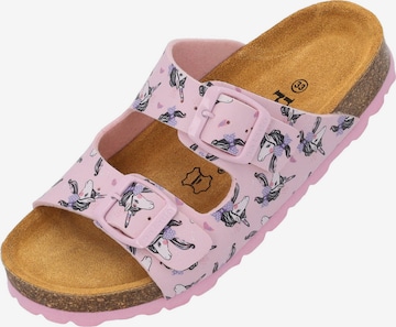 Palado Sandals 'Korfu' in Pink: front