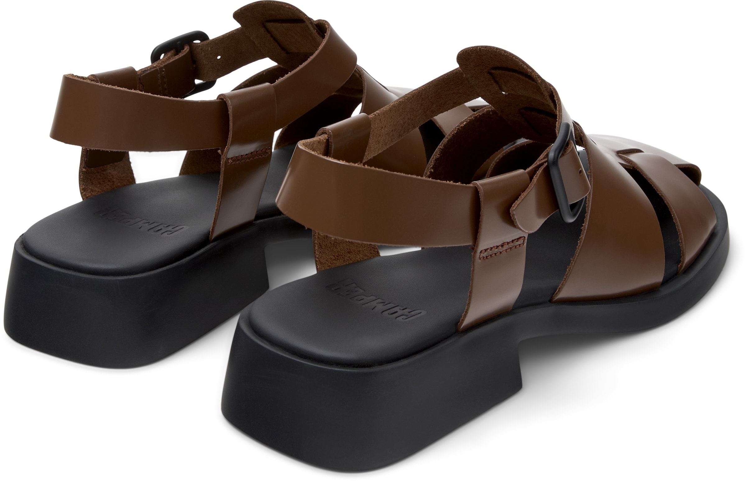 Sandales à lanières ' Dana ' CAMPER en marron