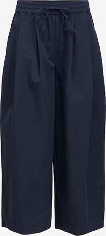 Baggy Pantalon à pince 'OBJBerta' OBJECT en bleu : devant
