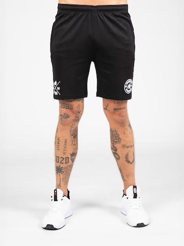 Regular Pantalon fonctionnel Gorilla Wear en noir : devant
