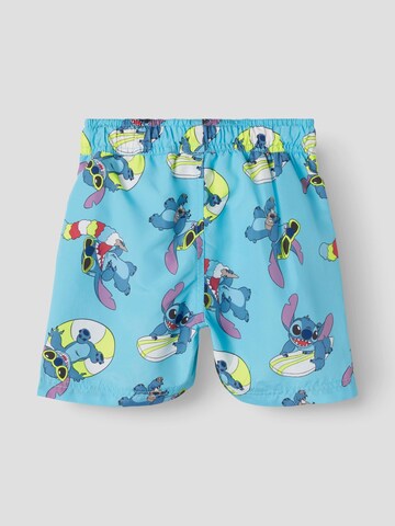 Shorts de bain 'Stitch' NAME IT en bleu