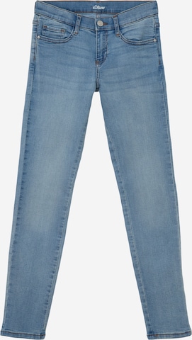 s.Oliver Slimfit Jeans 'Suri' i blå: framsida
