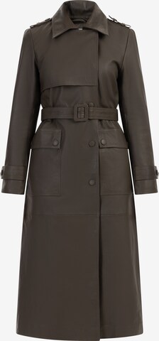 Manteau mi-saison DreiMaster Vintage en marron : devant