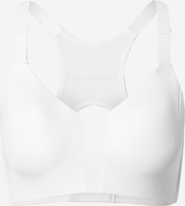 NIKE - Soutien Bustier Soutien de desporto 'Rival' em branco: frente