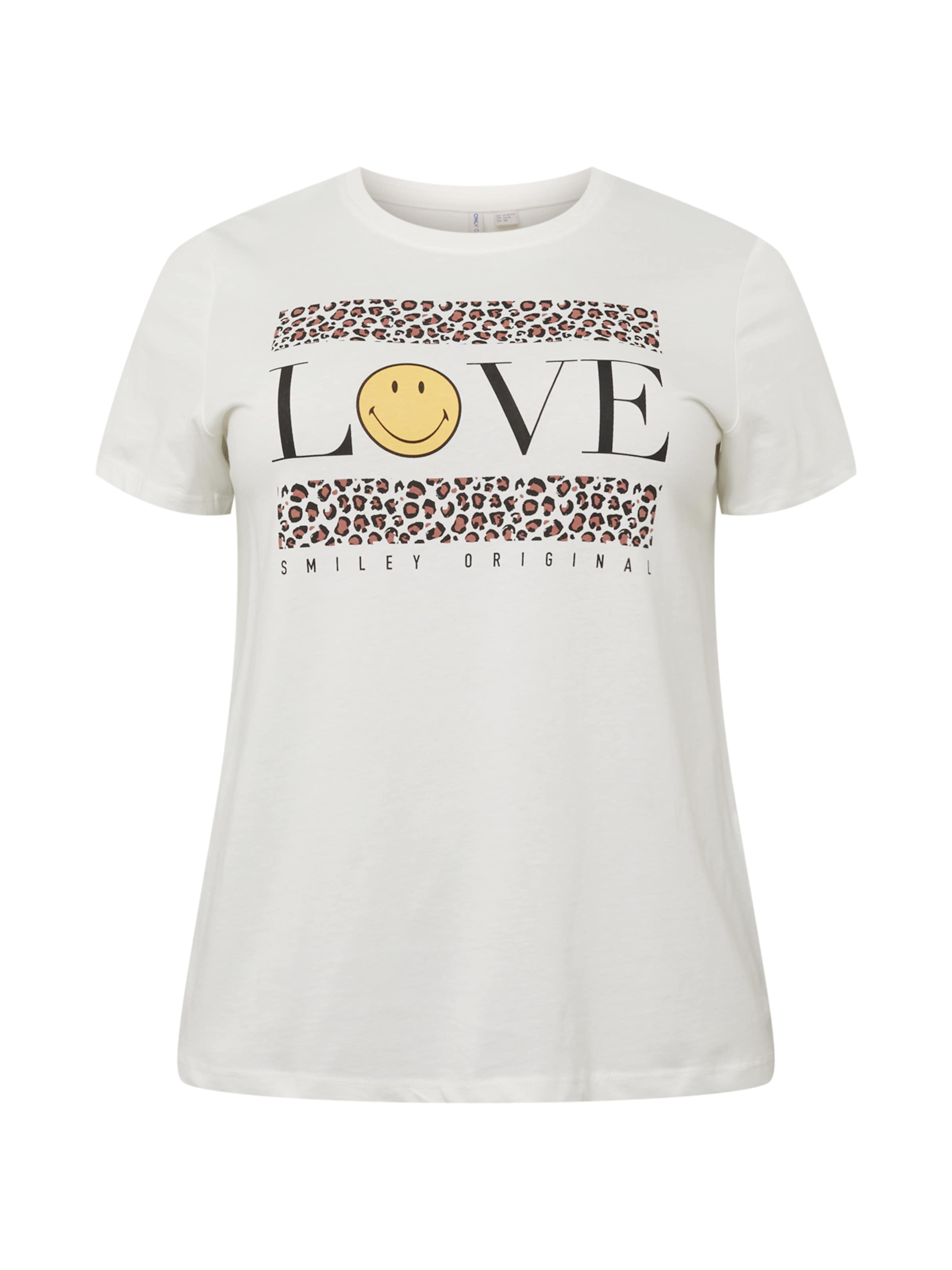 ONLY Carmakoma Tričko - Biela: predná strana