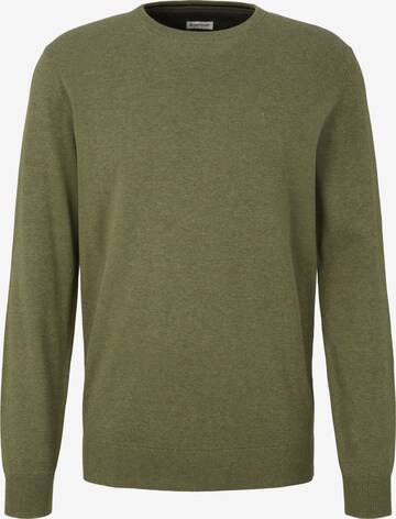 TOM TAILOR Regular fit Sweater in Green: front