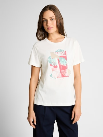 T-shirt TOM TAILOR en blanc : devant