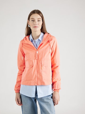 QS Between-season jacket in Orange: front
