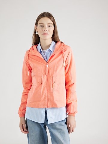 Veste mi-saison QS en orange : devant