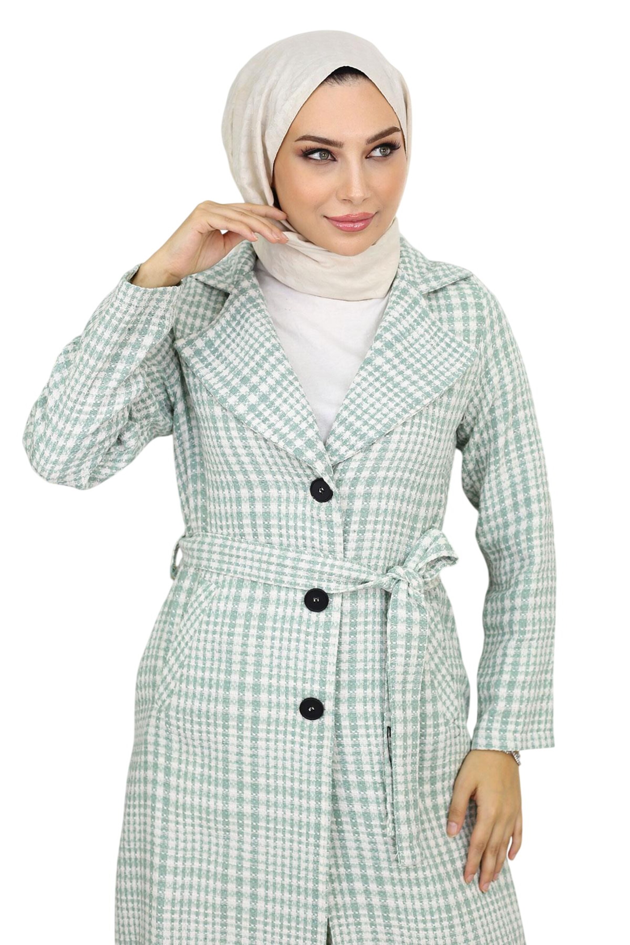 MODAMIHRAM Between-seasons coat in Green