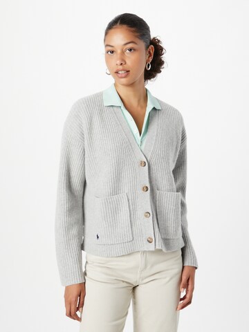 Polo Ralph Lauren Knit cardigan in Grey: front