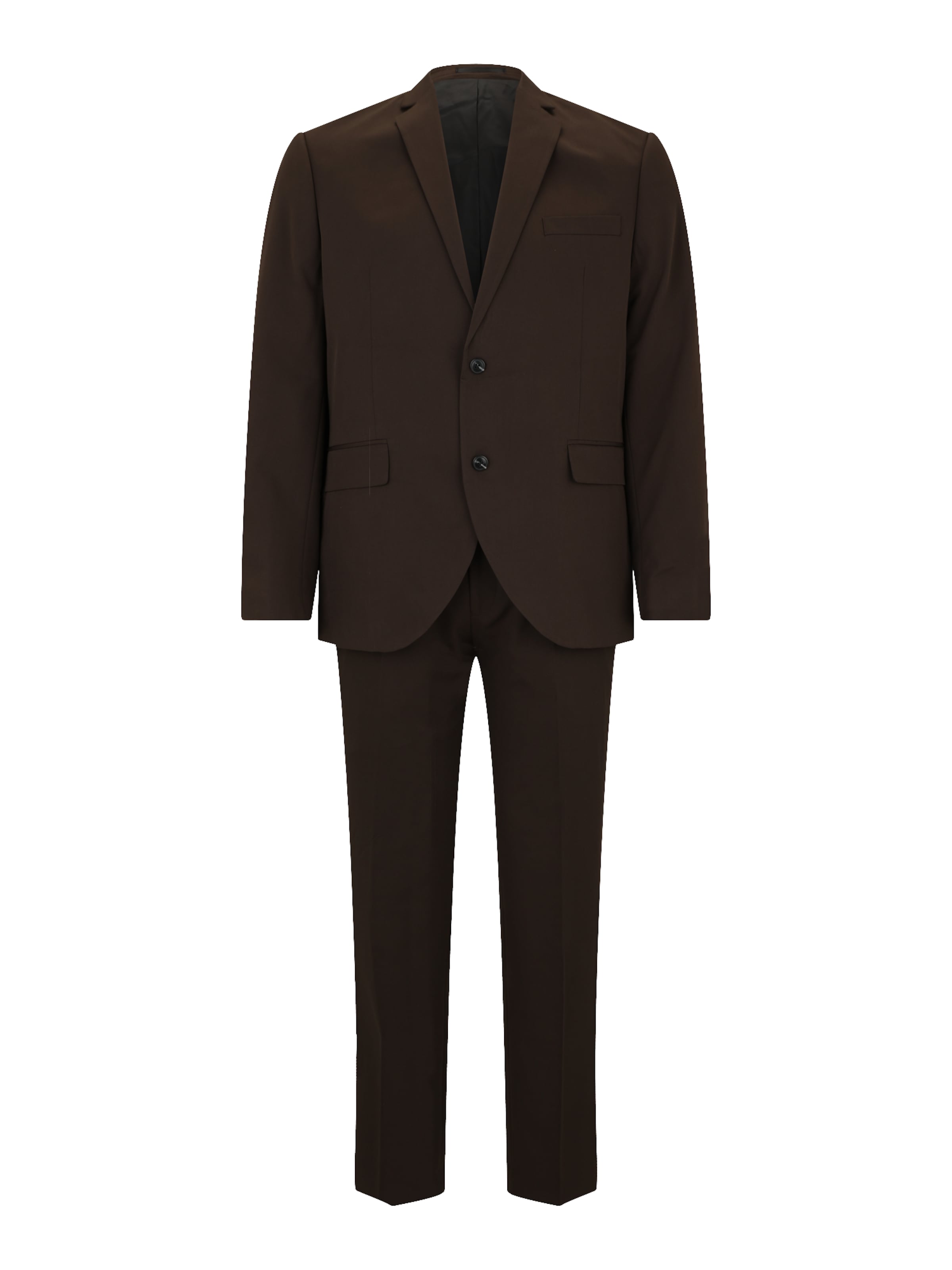Jack &amp; Jones Plus Slim fit Suit &#x27;JPRFranco&#x27; in Brown: front
